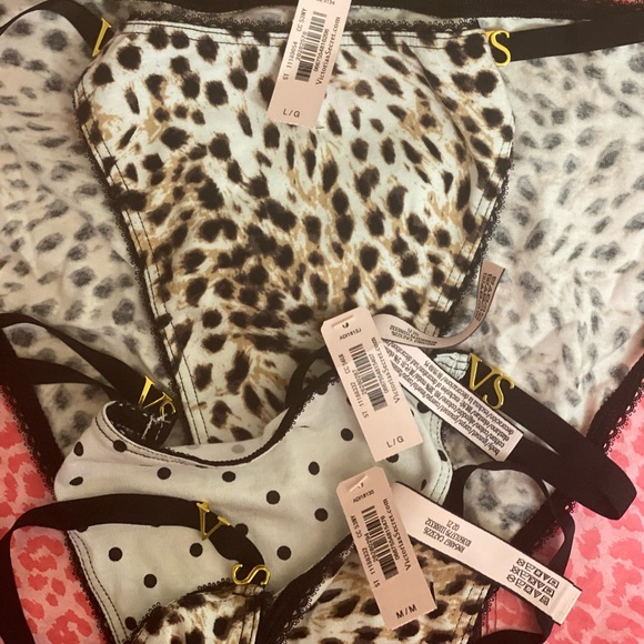 8 Victoria’s Secret Panties (V-Strings Bikinis Cheeky Thong) NWT - Picture 1 of 7